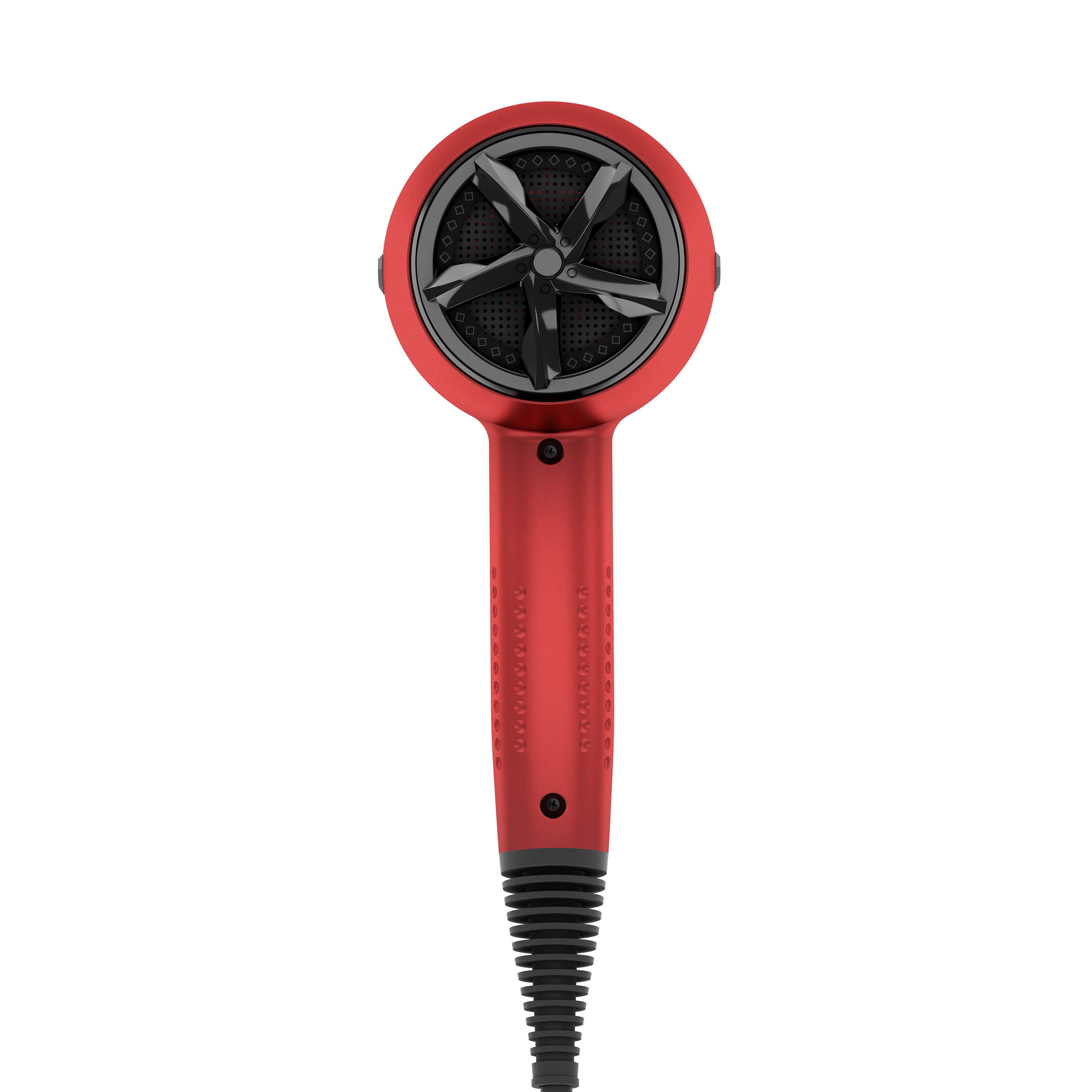 Rush Brush D3 K Hair Dryer with Attachments, 3000 Watt - Red Rush Brush D3 K Hair Dryer with Attachments, 3000 Watt - Red